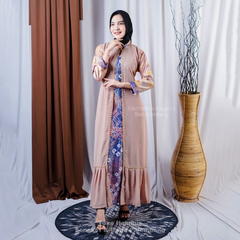 GAMIS JUMPUTAN PALEMBANG ASLI SUTRA SILK MIX SIFON