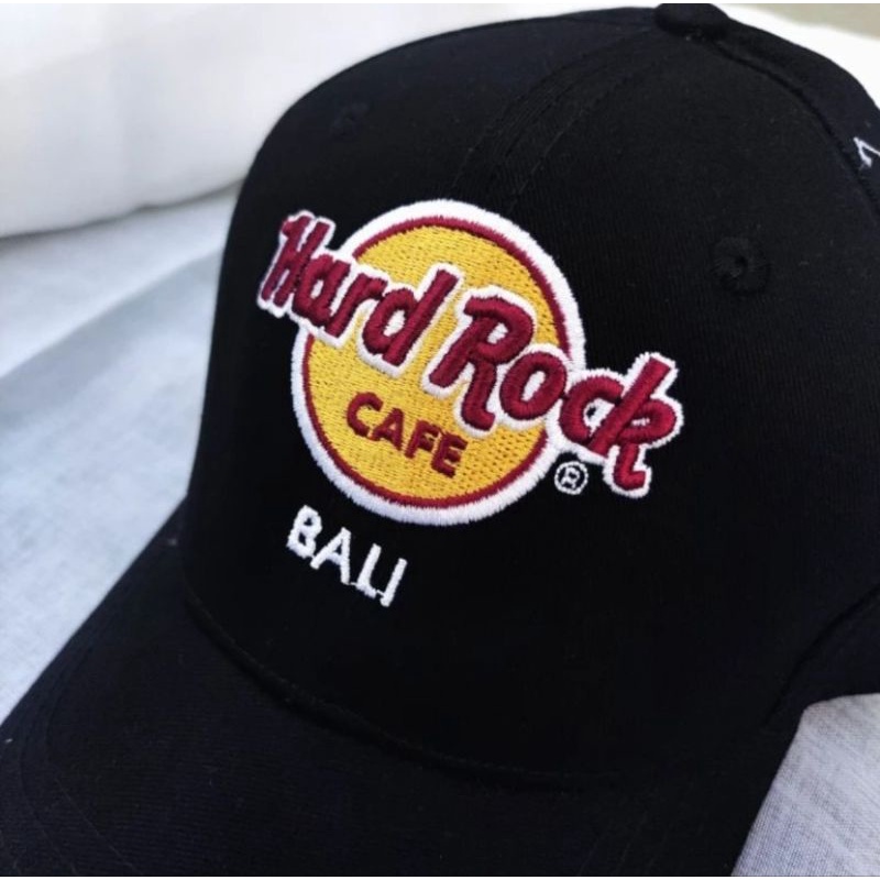 HARDROCK CAFE - BLACK CLASSIC HAT CAP BALI - Topi Baseball