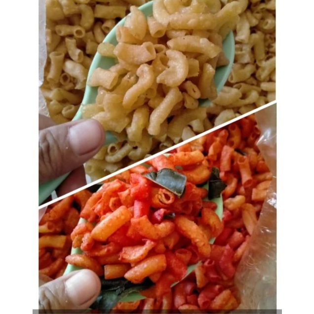 makaroni pipa  2 varian rasa(ayam,pedas jeruk purut)250gr