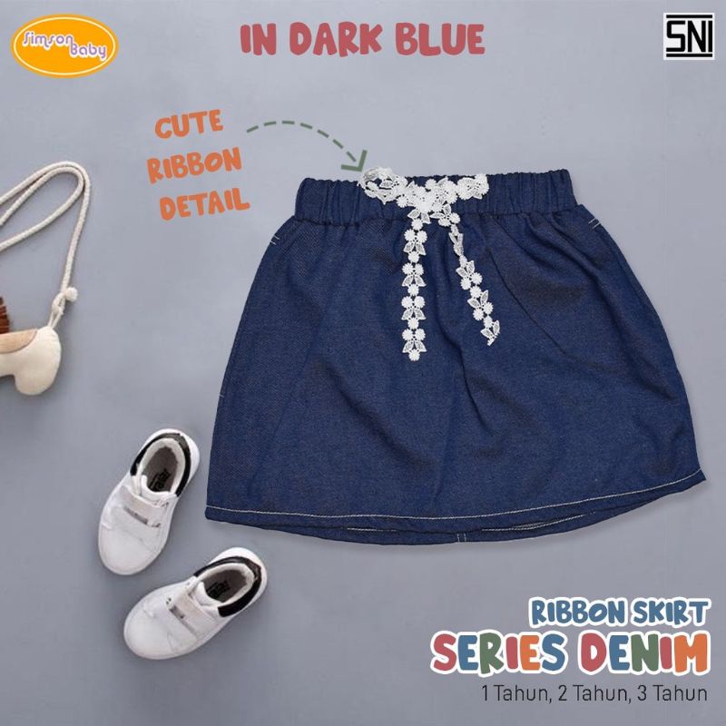 Rok Jeans Denim Simsom/Rok Anak Perempuan