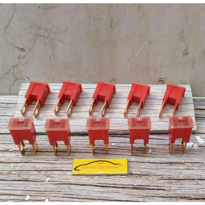 FLOSSER SEKRING PUSAT SKRING FUSE BIG MALE 50 AH RED 604850