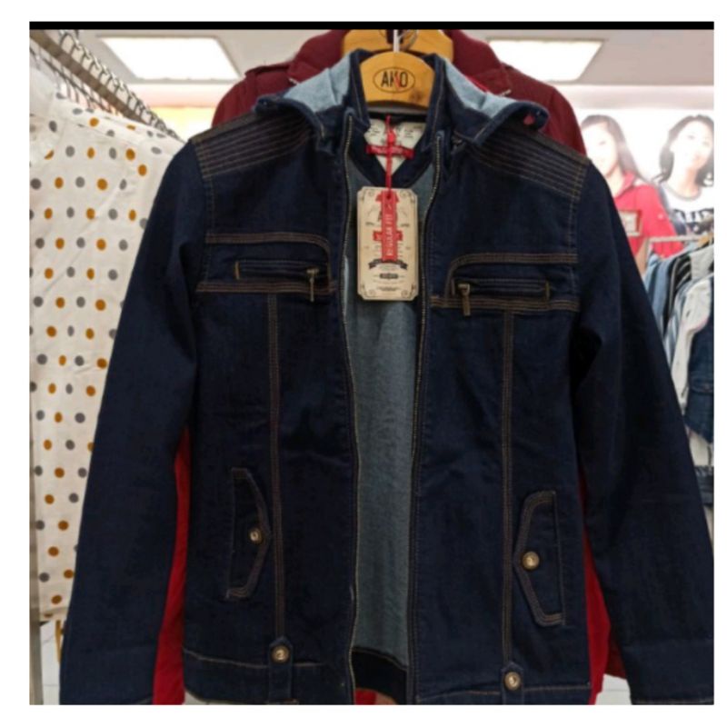 jaket jeans wanita BRAND AKO