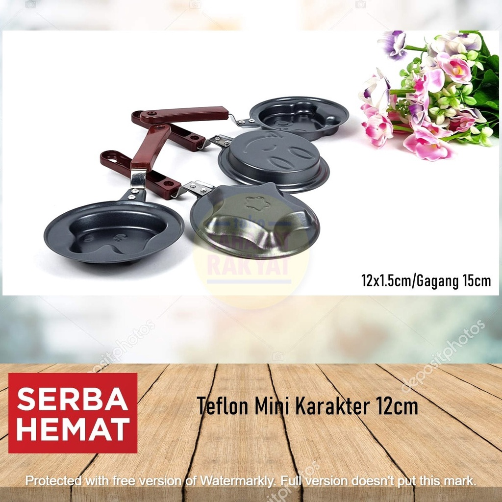 Teflon Mini Karakter/Teflon Teflon 12cm