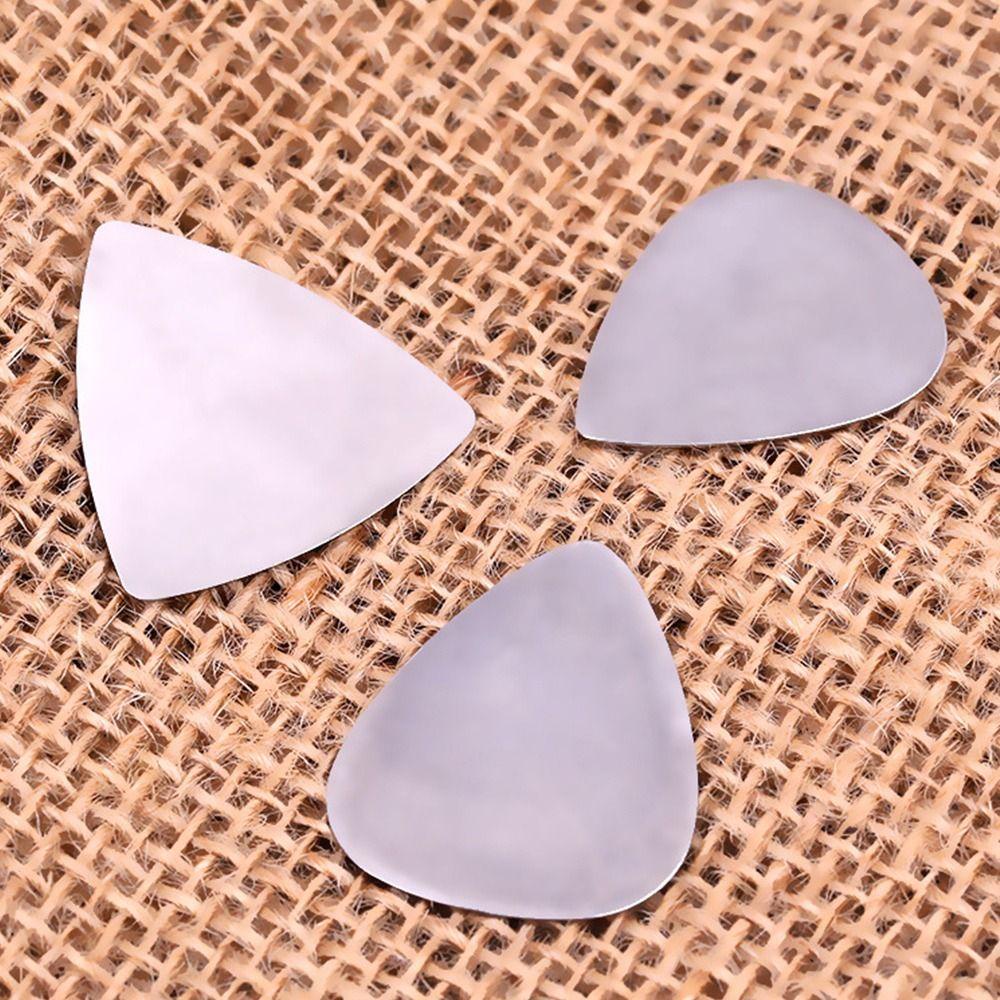 Nanas 10pcs/pak Picks Gitar3 * 2.56cm/2.85 * 3cm/2.46 * 2.47cm Aksesoris Plectrum 0.3mm Gitar Bass Picks