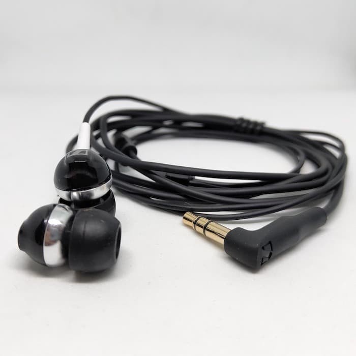 DIY Custom Earphone Sennheiser CX1.00 Assembly Bahan Original - Putih HISA