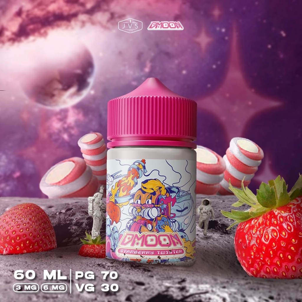 LIQUIDS 60ML DMOON V2 STRAWBERRY TWISTER