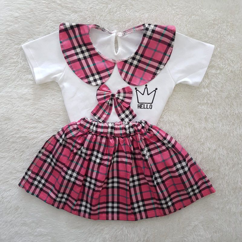 Baju Bayi Hello crown set