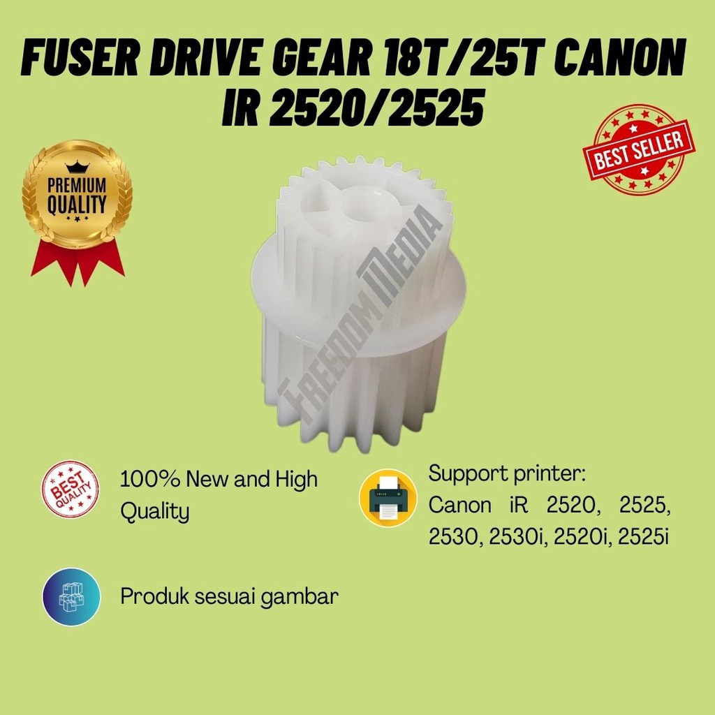 Gear Pemanas Canon IR 2520 IR 2525 IR 2530 Fuser Drive Gear
