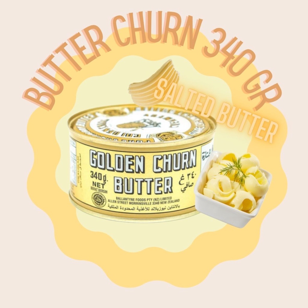 Butter Golden Churn Salted 340 gr