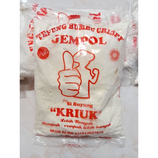 

Tepung Bumbu Crispy Jempol Cap Si Buyung Kriuk 100 gr