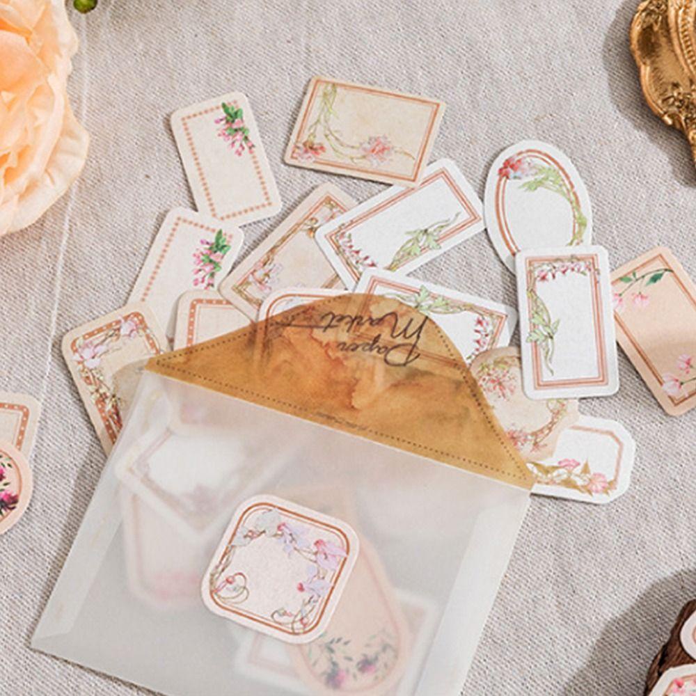 Preva 2Pack Alat Tulis Stickes Paper Planner Jurnal Vintage Hias