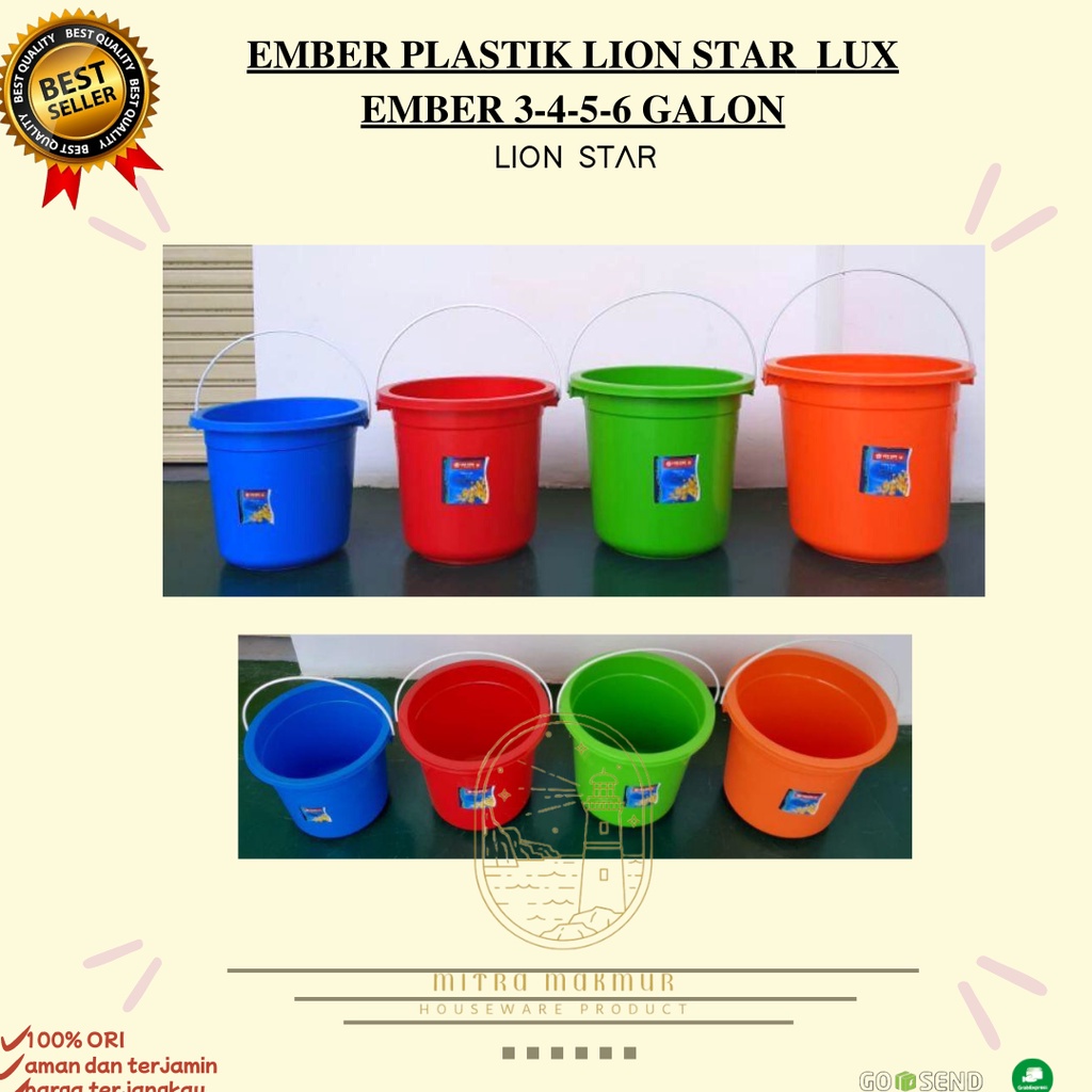 SALE!! Ember Plastik 3-4-5-6 Galon Lion Star / Ember Lux (12-16-20-24Liter)