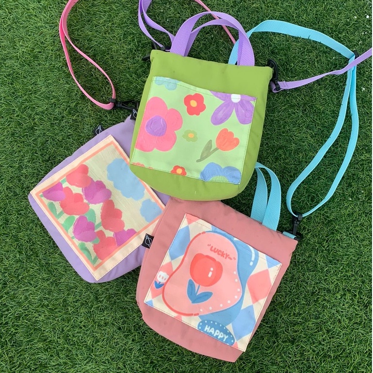 TOTE SLING PUFFY BAG