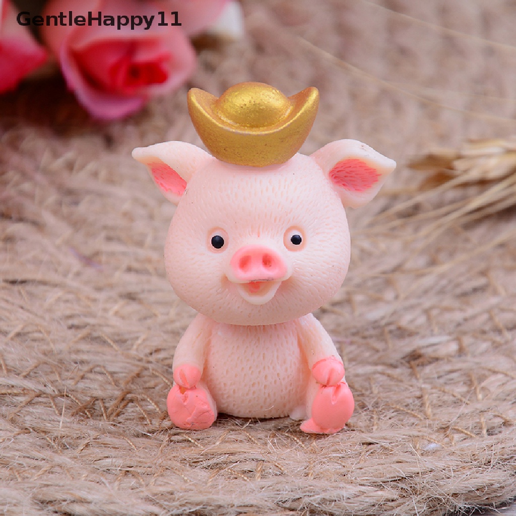 Gentlehappy 5pcs/set Babi Lucu Miniatur Hewan Hiasan Taman Diy Fairy Garden Decoration id