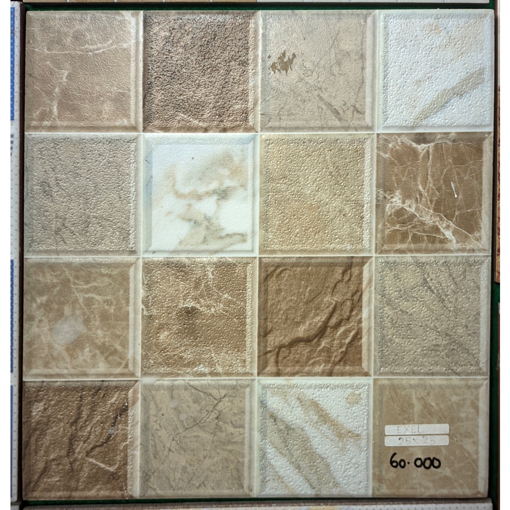 Jual Keramik Lantai Kamar Mandi ukuran 25x25 EXEL | Shopee Indonesia