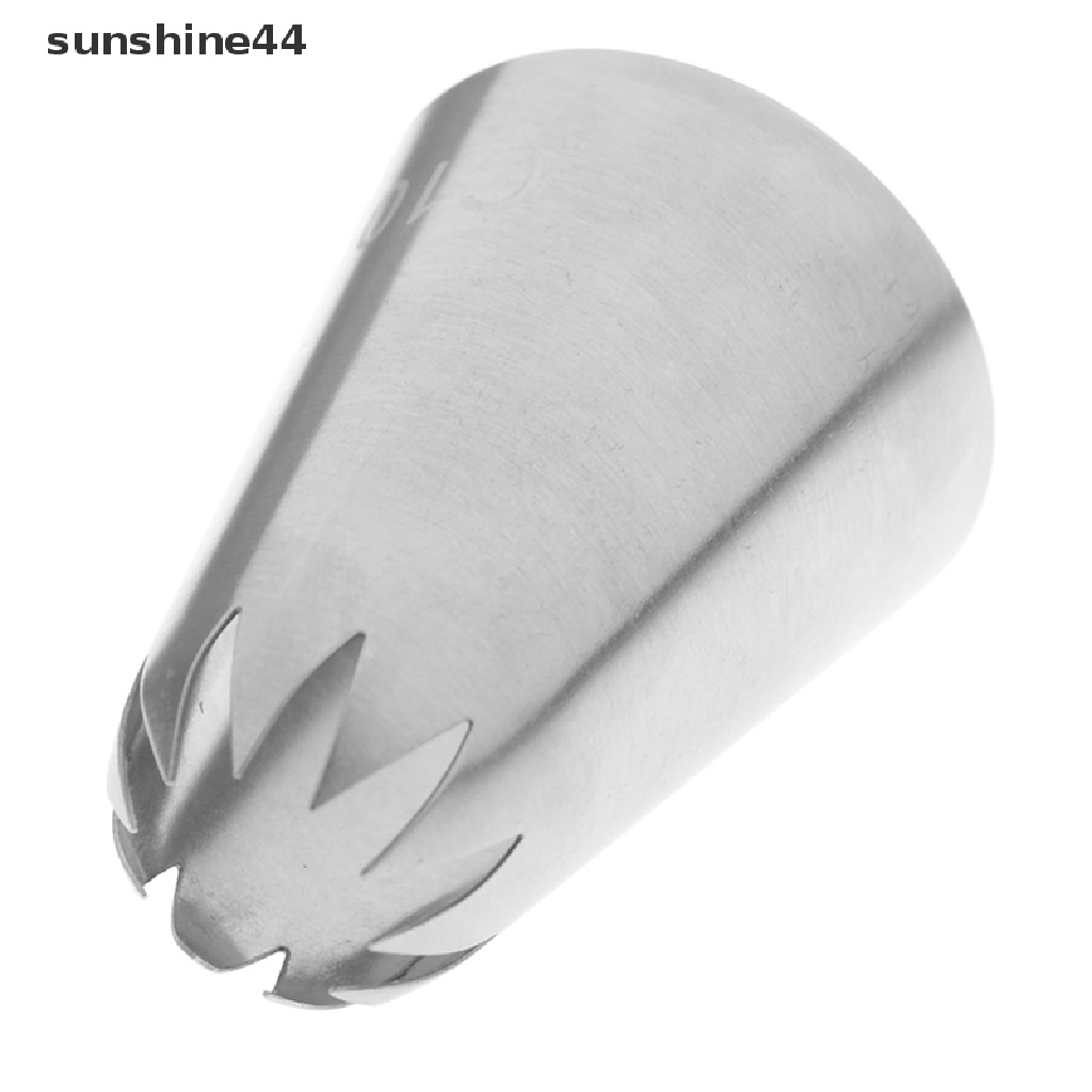 Sunshine C10 Jam Tangan Quartz Analog Strap Kulit# 10-gigi Pipa Krim Kue Kering Bahan Stainless Steel 304 Ukuran Besar