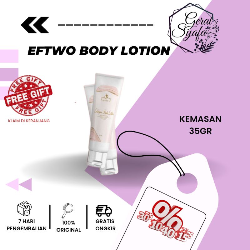 EFTWO COLLAGEN BODY LOTION MINI / HEMAT & EKONOMIS / EFTWO CBL / HANDBODY SULTAN