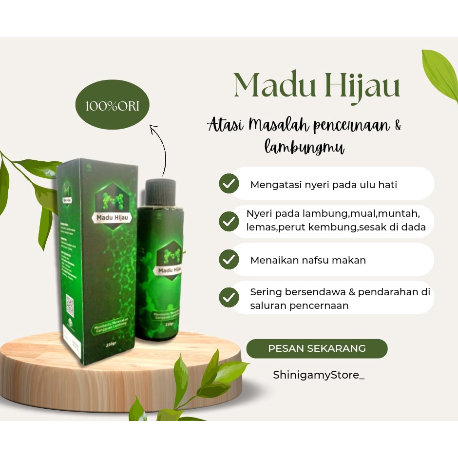 Madu Hijau Original Madu Hijau Madu Atasi Lambung Original Madu Hijau