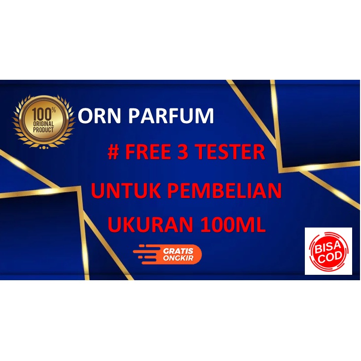 Parfum ORN ORIGINAL [ Paket Premium ] | [ Spray ] | [ Aroma Request ] Pria Wanita Edp