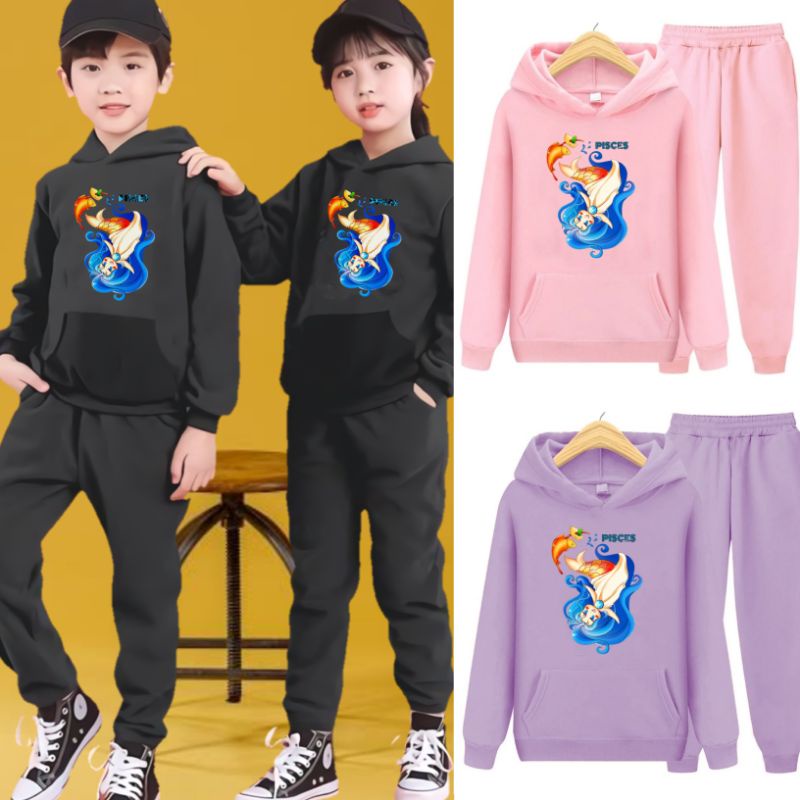 SETELAN ANAK PEREMPUAN/ HOODIE ANAK PEREMPUAN/ SWEATER ANAK PEREMPUAN/ HOODIE PISCES