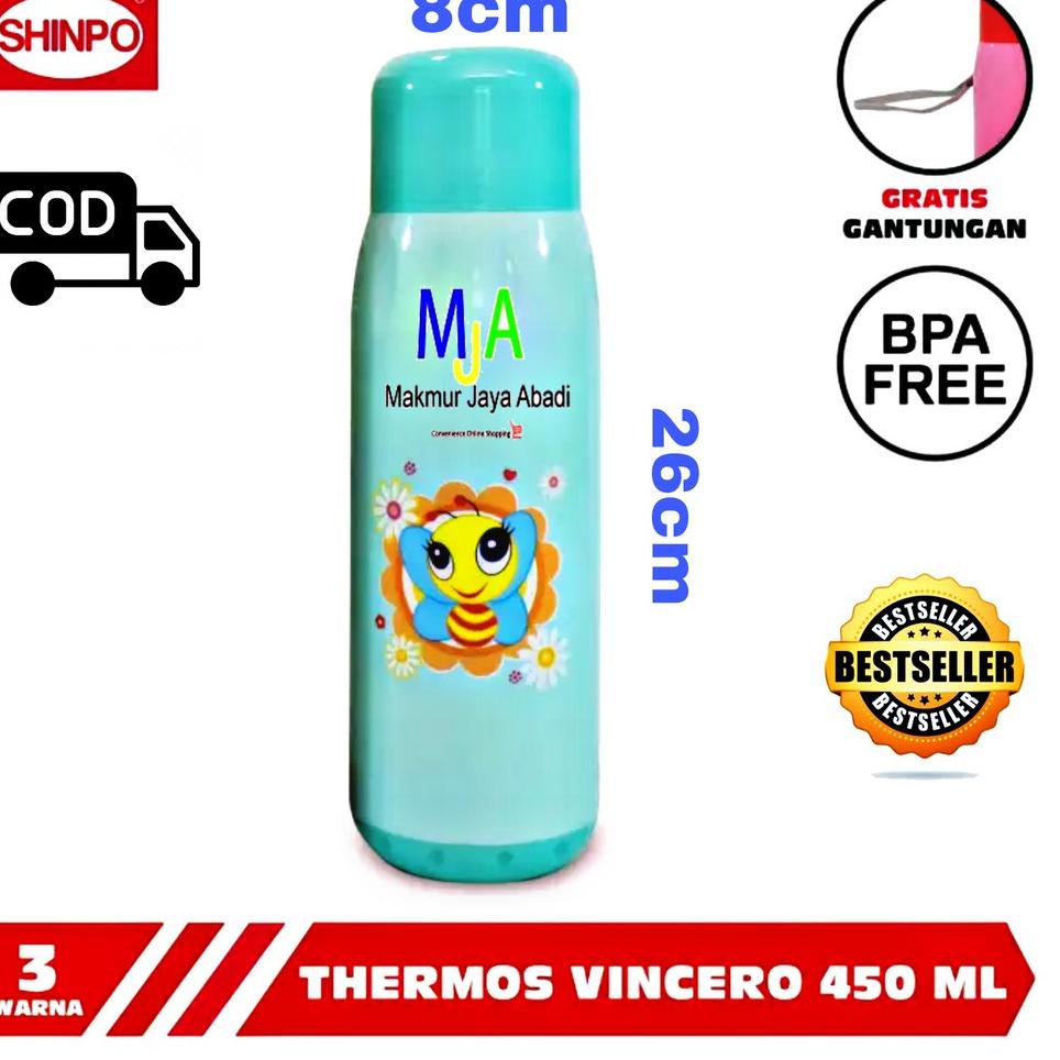 Jual Kemasan Baru Shinpo Vincero Sip 224 Tumbler Termos Air Panas And Dingin 450 Ml Thermos 0593