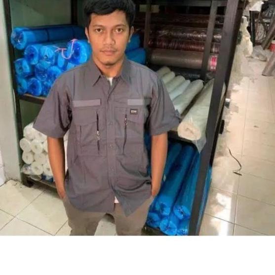 Kemeja PDL Lapangan Tactical Lengan Pendek Outdoor Baju Taktikal Pdh - Cream, XS