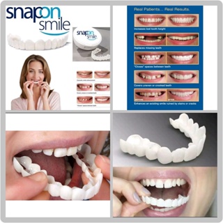 Image of Snap On Smile Veneer Instan Gigi Palsu 1 Set Sepasang Gigi Atas Dan Bawah
