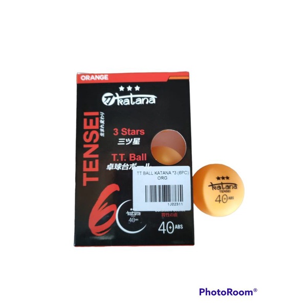 bola pingpong katana bintang3 isi 6