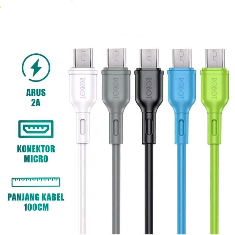 KABEL DATA ROBOT MICRO V8 FAST ORIGINAL ROBOT 100% ORI KABEL DATA ORIGINAL ROBOT