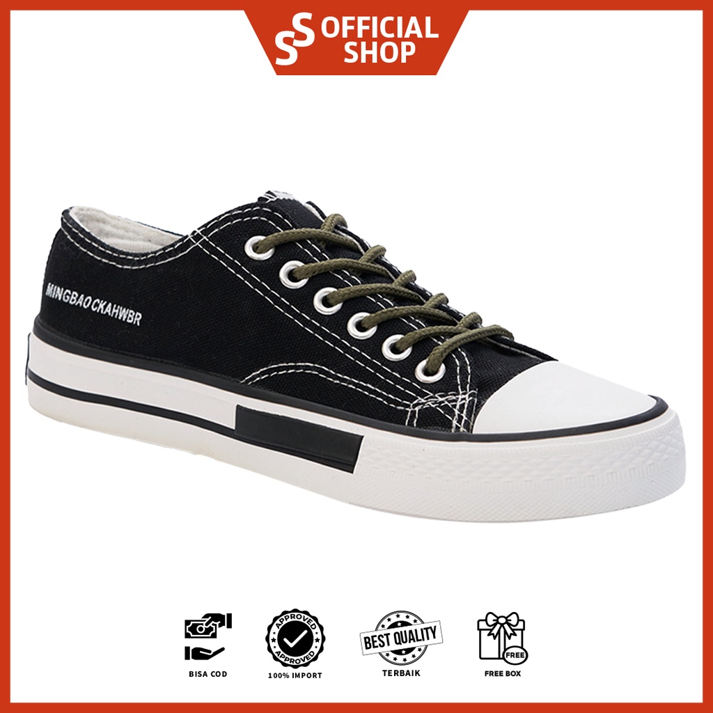 [Original Ber-Hologram] SNEAKYSHOES TAEYUNG SEPATU SNEAKERS TALI WANITA IMPORT PREMIUM - F88