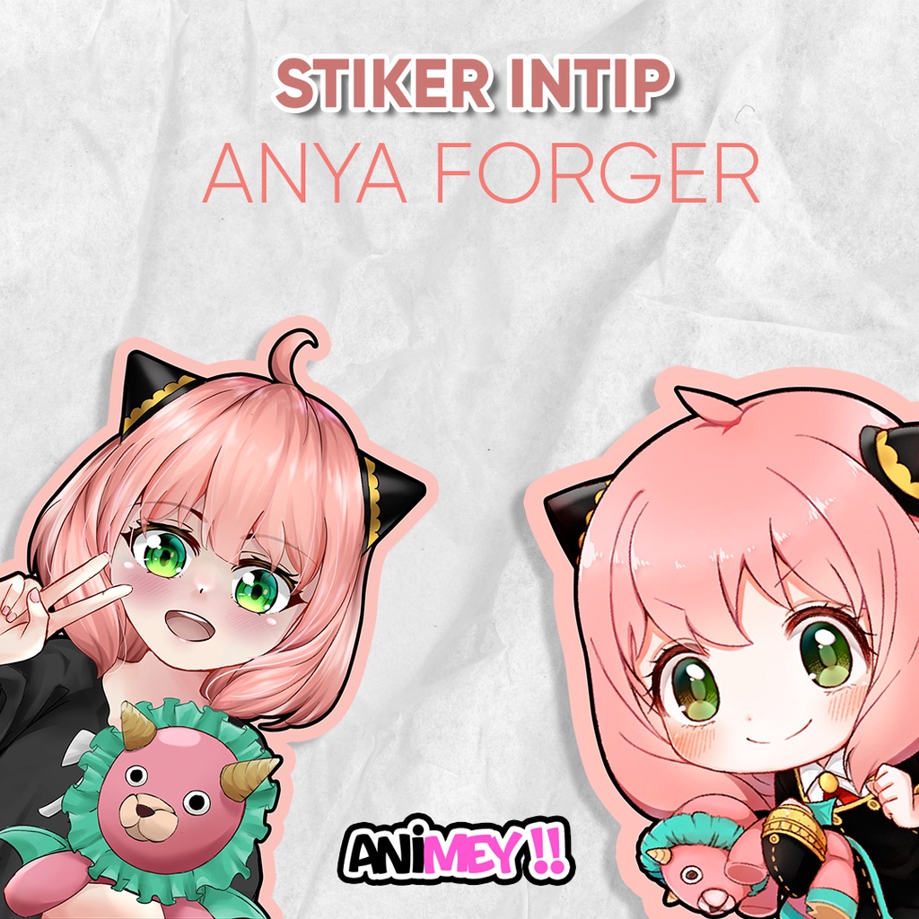 Jual Stiker Anya Forger Intip Samping Sticker Waterproof / Anime Spy x ...