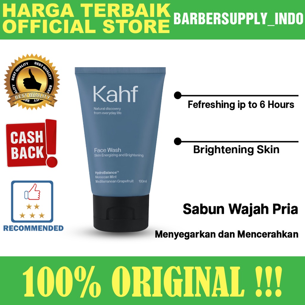 Kahf Face Wash Skin Energizing &amp; Brightening Face Wash 100 ml