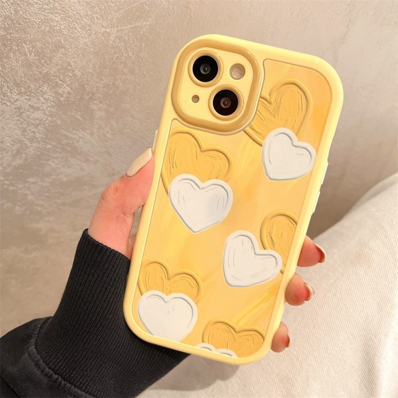 Case Motif Lukisan Graffiti Hati Untuk IPhone 12 13 11 Pro Max X Xs Max Xr ddssf