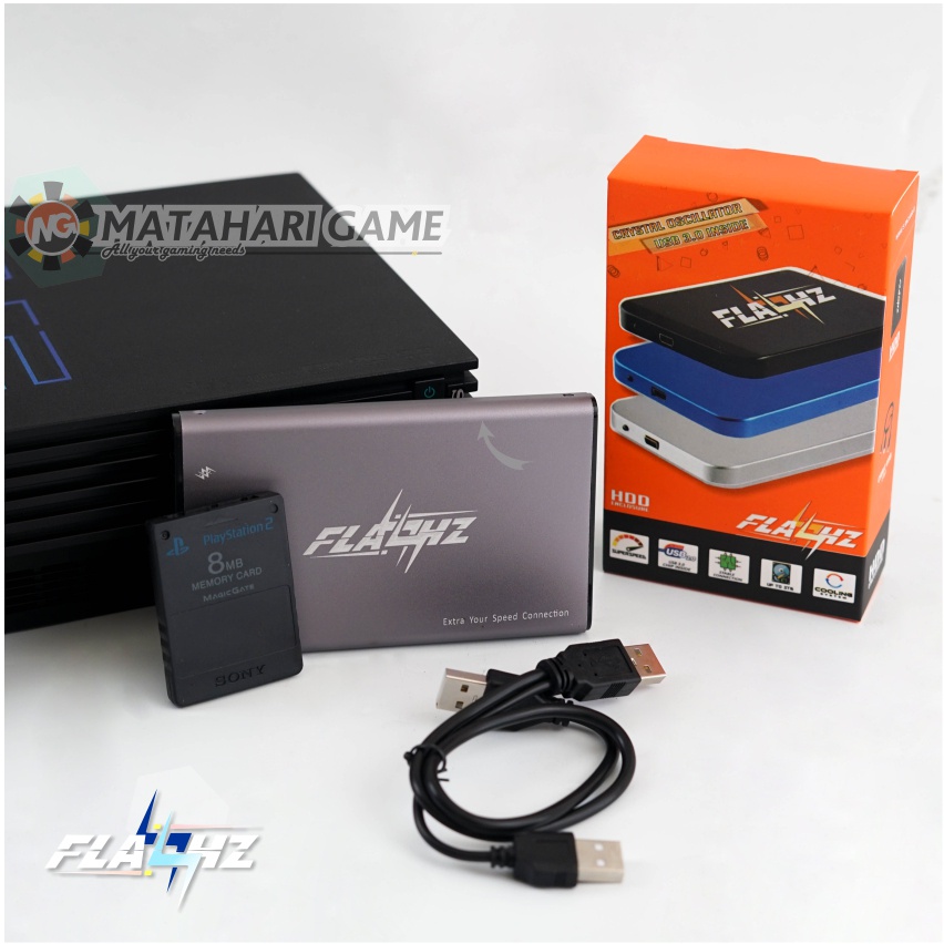 【 FLASHZ 】Hardisk Eksternal HDD PS2 250GB|160GB|120GB|Support PS2 Cepat &amp; Stabil