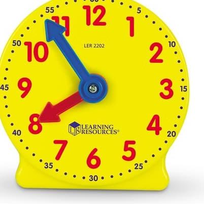 Learning Resources Mini Gear Clock 4inch (Per-pieces)