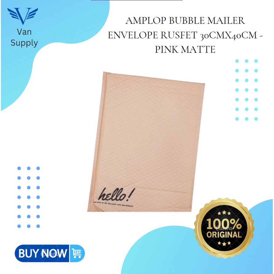

Amplop Bubble Mailer Envelope Rusfet 30cmx40cm