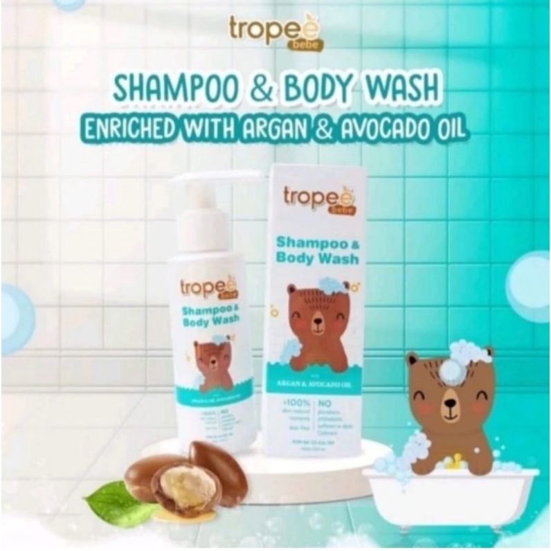 Tropee Bebe 2in1 Shampoo dan Body Wash