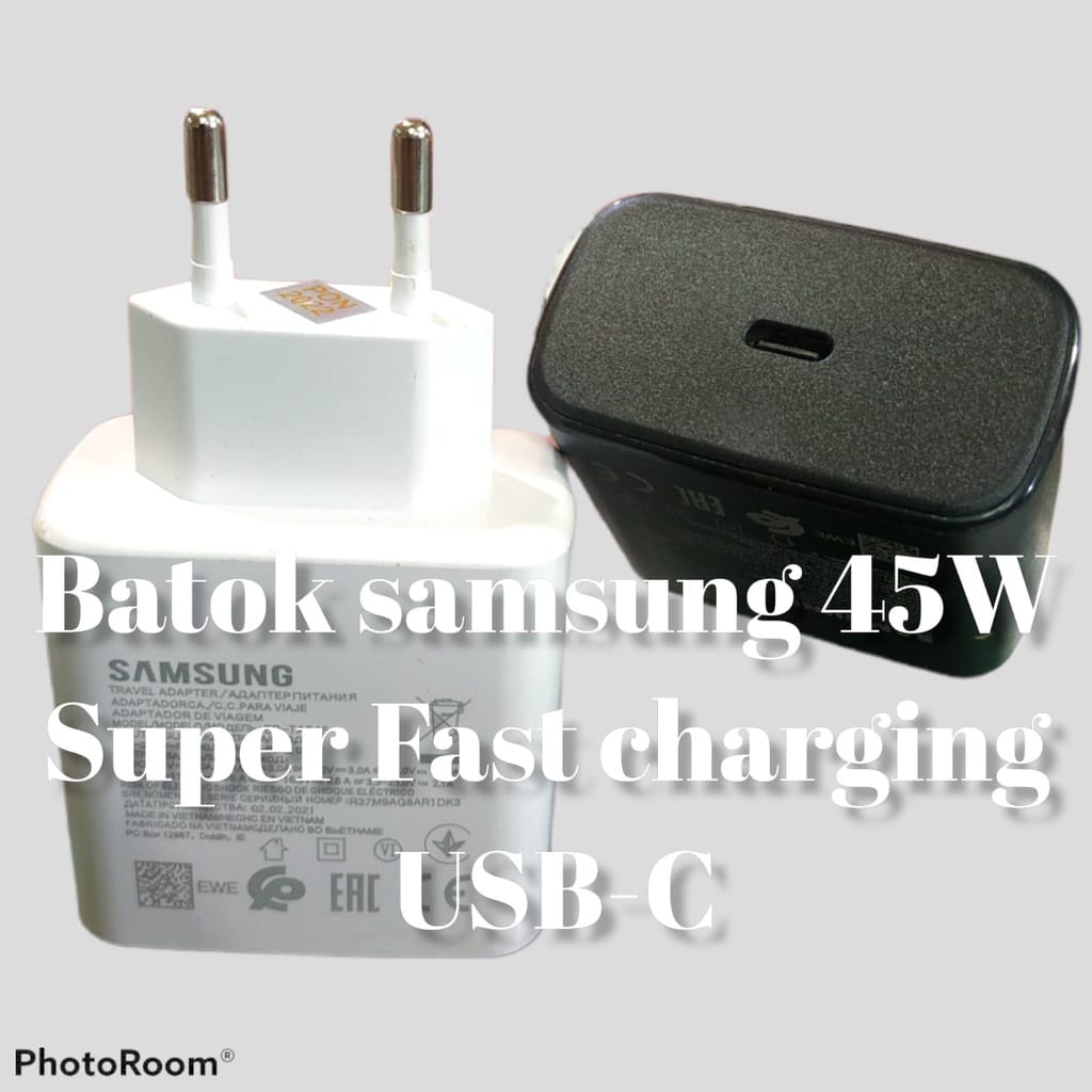 ADAPTER / KEPALA CHARGER SAMSUNG GALAXY S22 PLUS S22 ULTRA A73 A53 A33 USB-C 45W