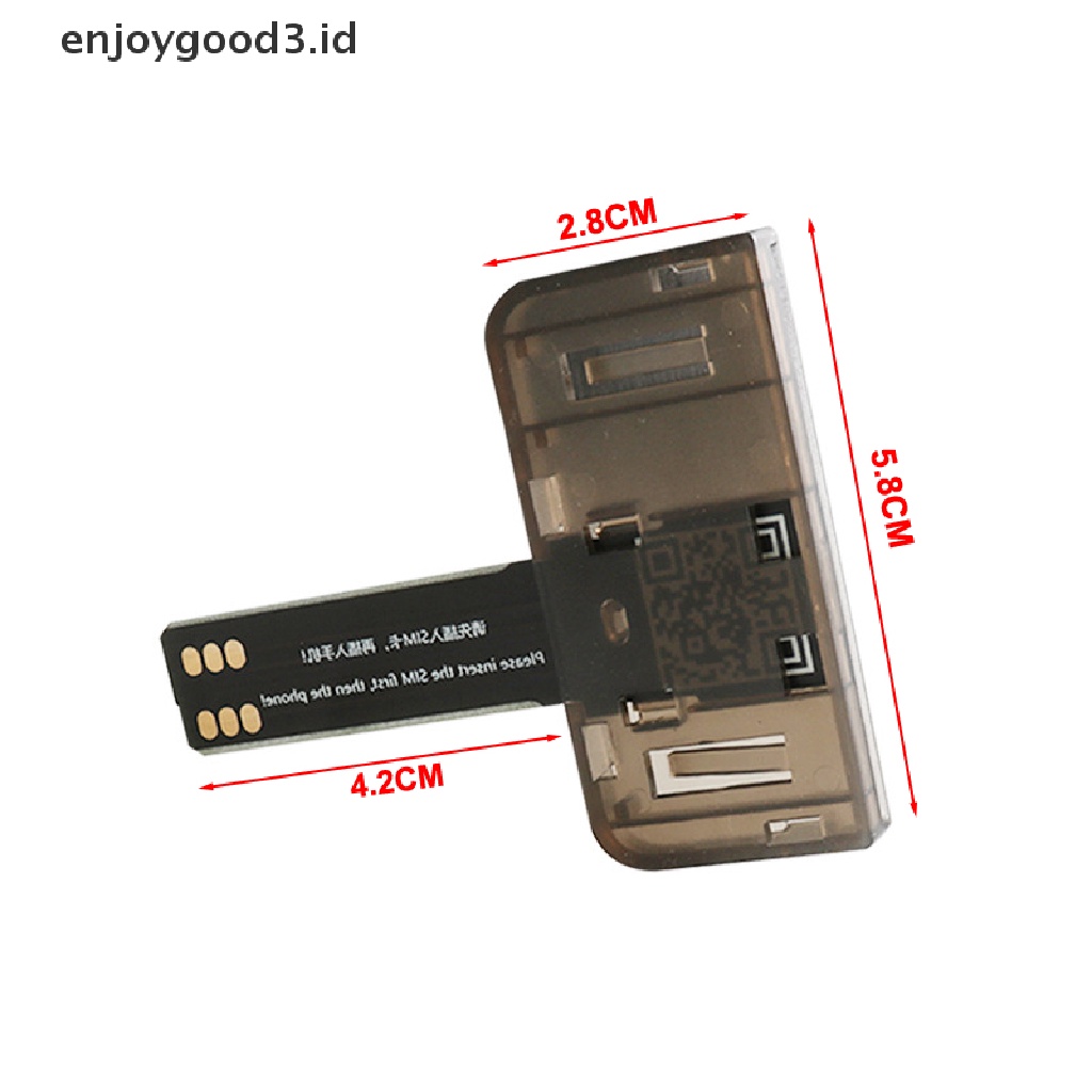 Adapter Card Reader SIM Nano Mini Plug And Play Untuk Handphone Android