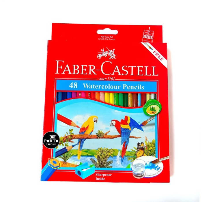 

FABER CASTELL 48 WATER COLOUR PENCIL/PENSIL WARNA WATER COLOUR