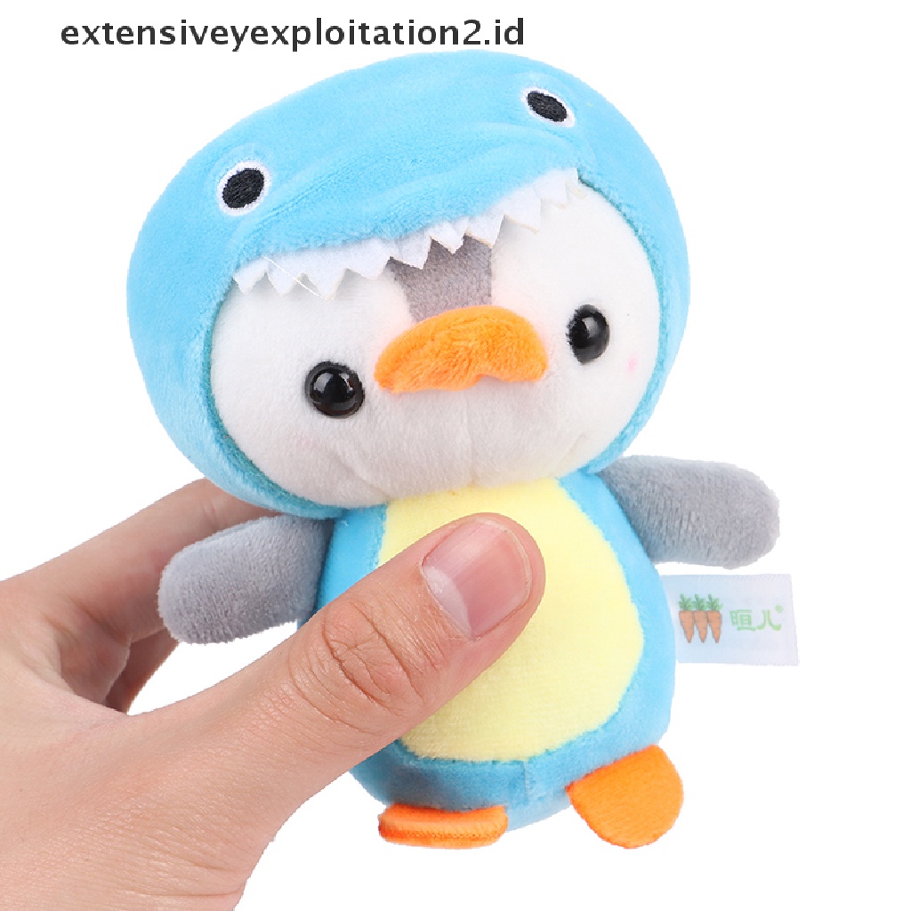 Mainan Gantungan Kunci Boneka Penguin Mini 12CM Bahan Plush Untuk Hadiah Anak