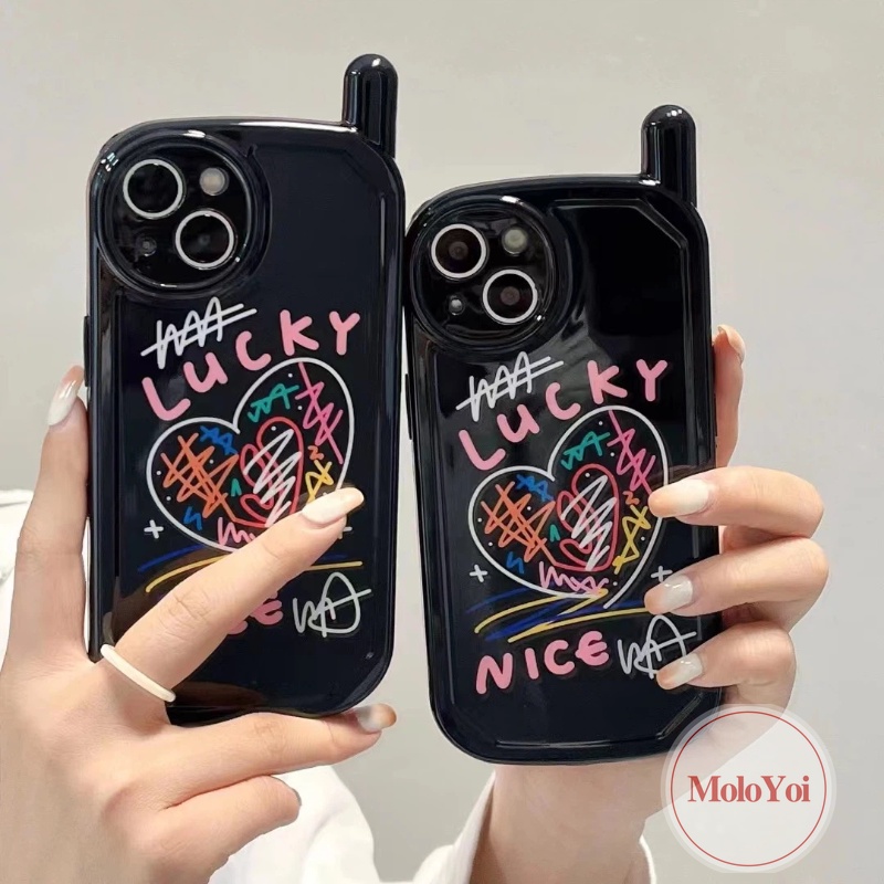 Soft Case Desain Kartun Graffiti Gaya Retro Untuk iPhone 13 11 14 12 Pro MAX 14 7 8 Plus X XR XS MAX