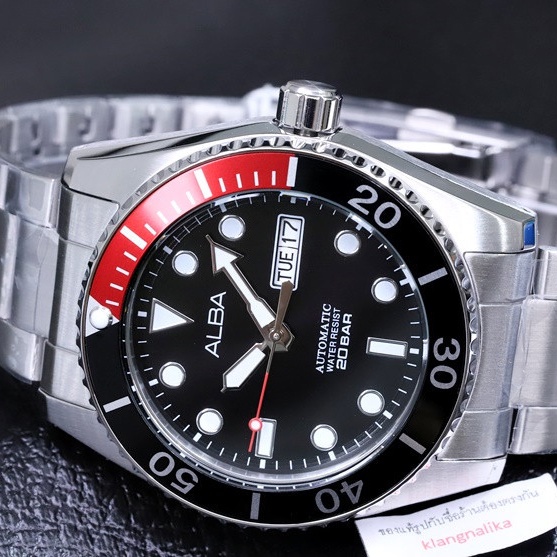 Alba Automatic AL4293X1 Coke Bezel - Jam Tangan Pria AL4293