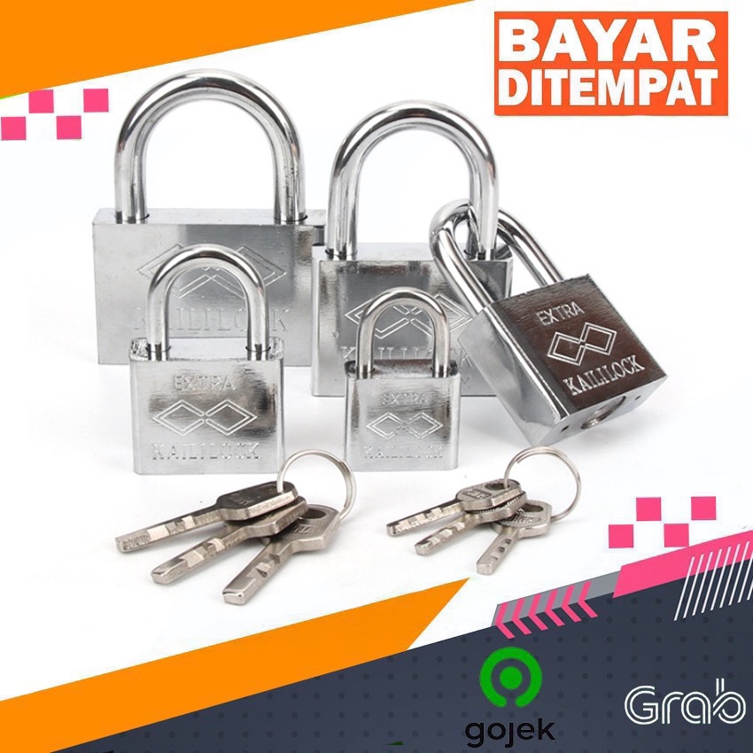 Gembok Anti rust/anti maling/gembok stanless anti karat/gembok anti cut/gembok anti maling/gembok an