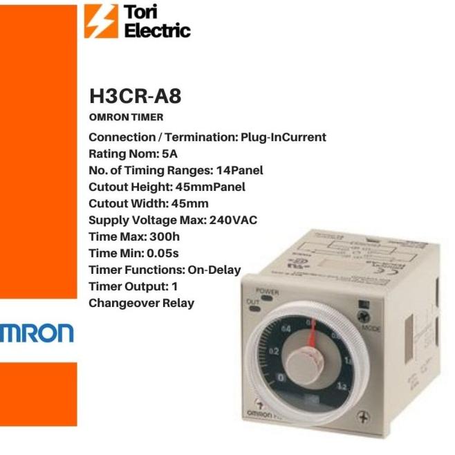 TIMER OMRON 100% ORI H3CR-A8 H3CR A8