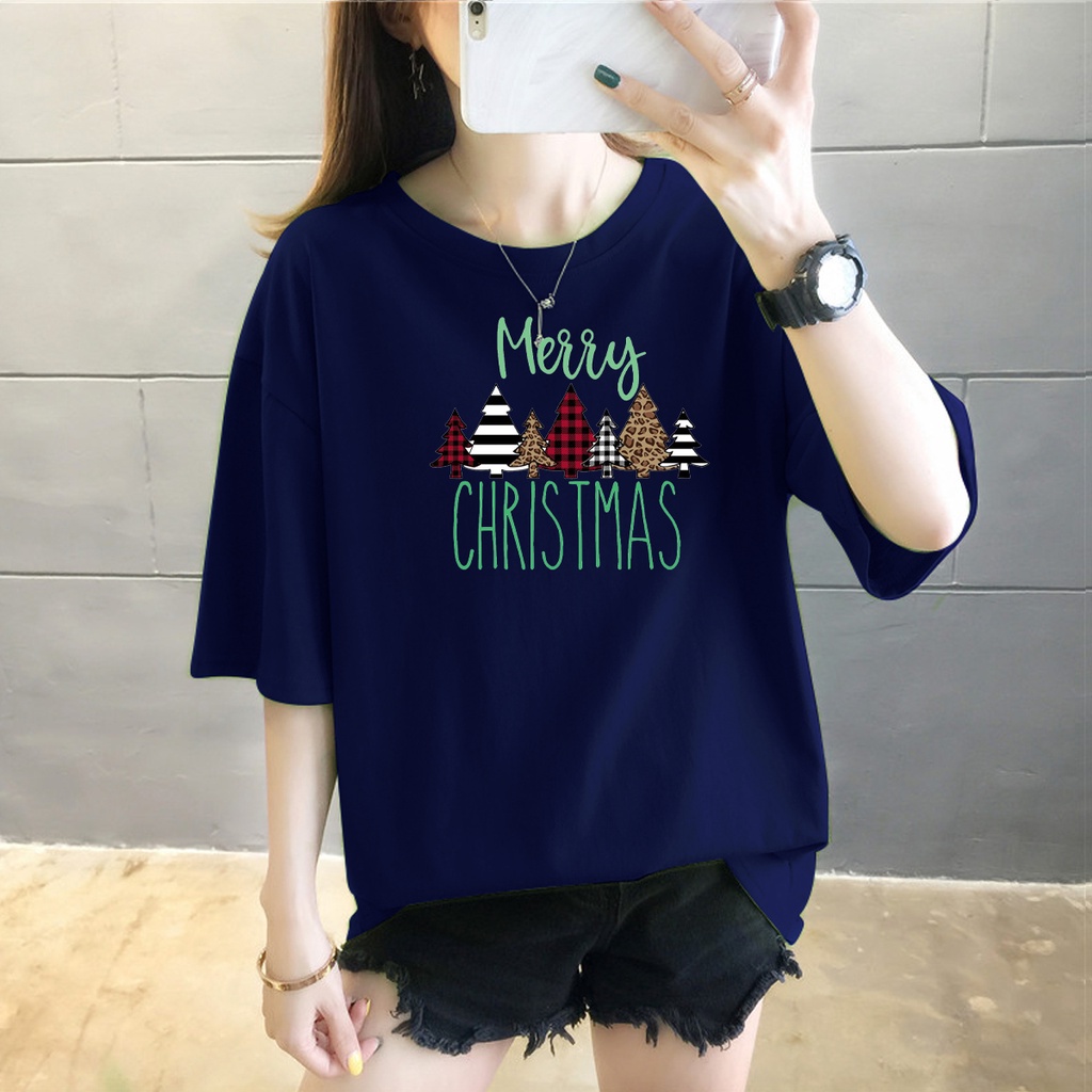 KAOS 0VERSIZE WANITA SPECIAL CRISTMAS EDITION 2