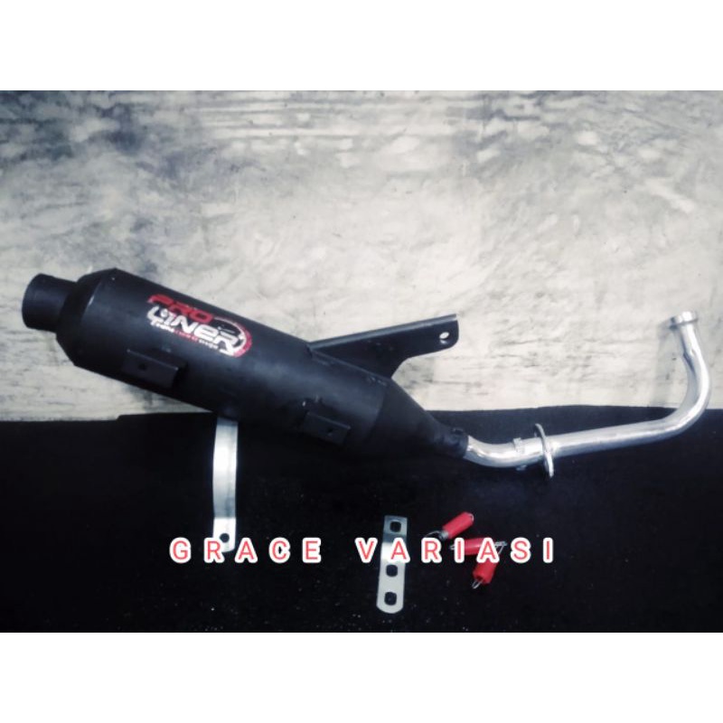 KNALPOT TSUKIGI/TSUGIGI/SUGIGI PRO LINER MATIC BASS PADAT ALL MIO TIPE MIO M3/MIO Z/SOUL GT 125/FINO