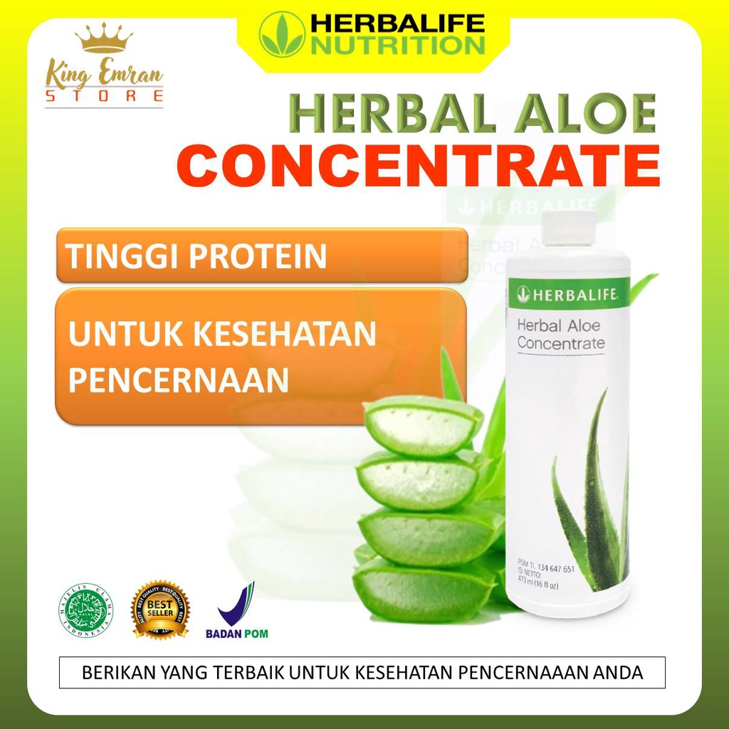 DIET HERBAL PEMBAKAR LEMAK PENURUN BERAT BADAN PELANCAR PENCERNAAN HERBAL ALOE ALOEVERA HERBALIFE OR