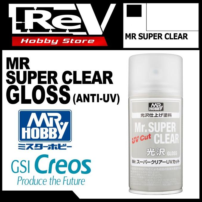 MR SUPER CLEAR GLOSS UV CUT MR HOBBY B522