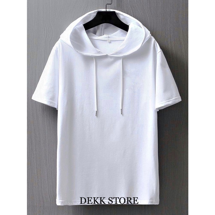KAOS HOODIE PRIA LENGAN PENDEK/KAOS HOODIE KUPLOK PRIA/KAOS PRIA T-SHIRT TERLARIS/KAOS HOODIE T-SHIR